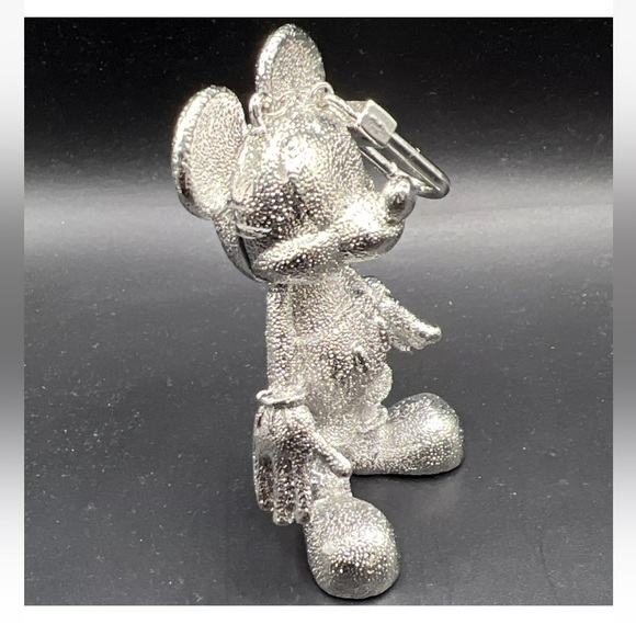 Disney X Baublebar 3D  Mickey Mouse  Metallic Silver  Keychain Bag Charm - Picture 6 of 12